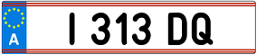 Truck License Plate
